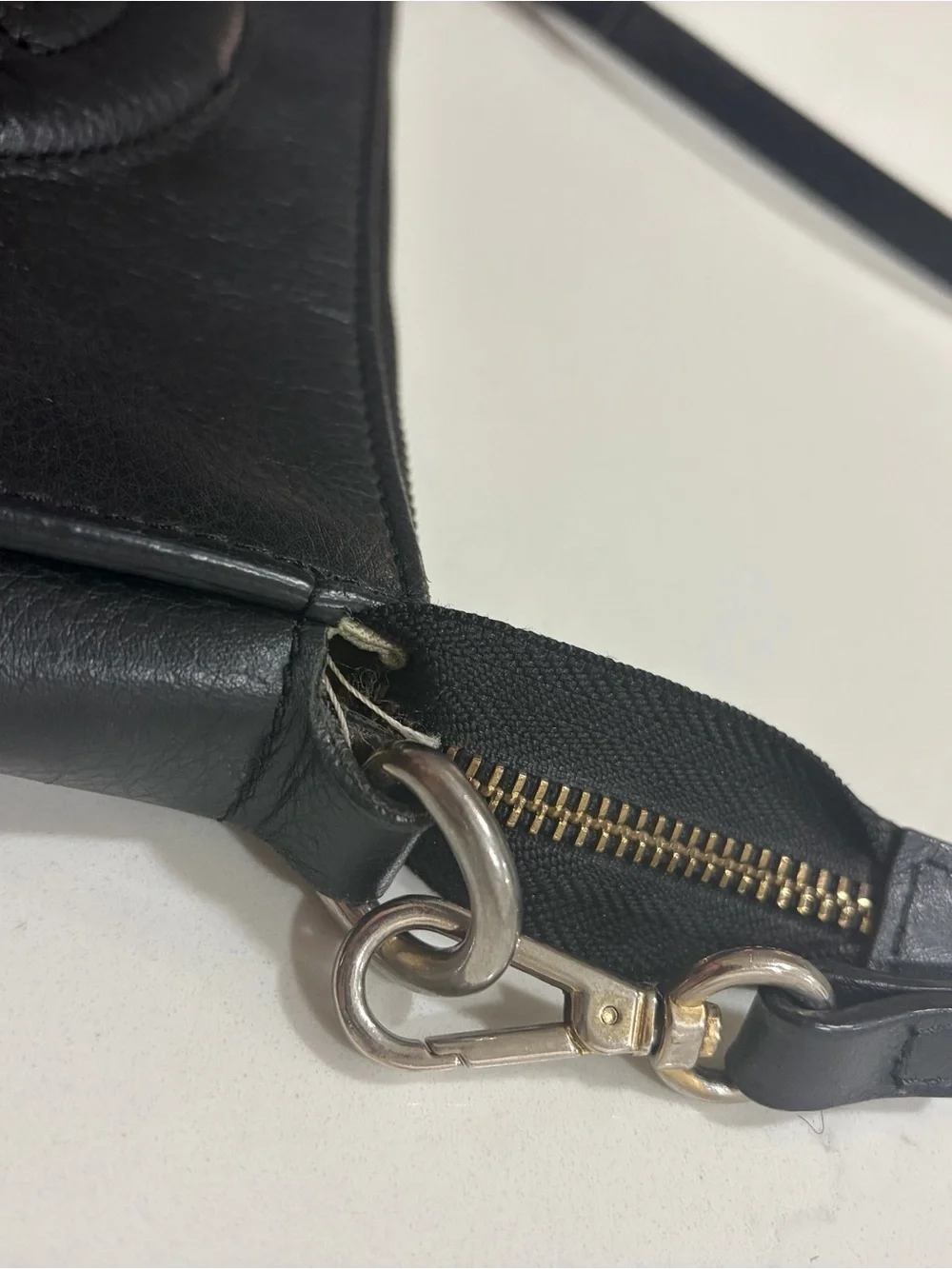 Valentino Black Leather Crossbody with Tassel